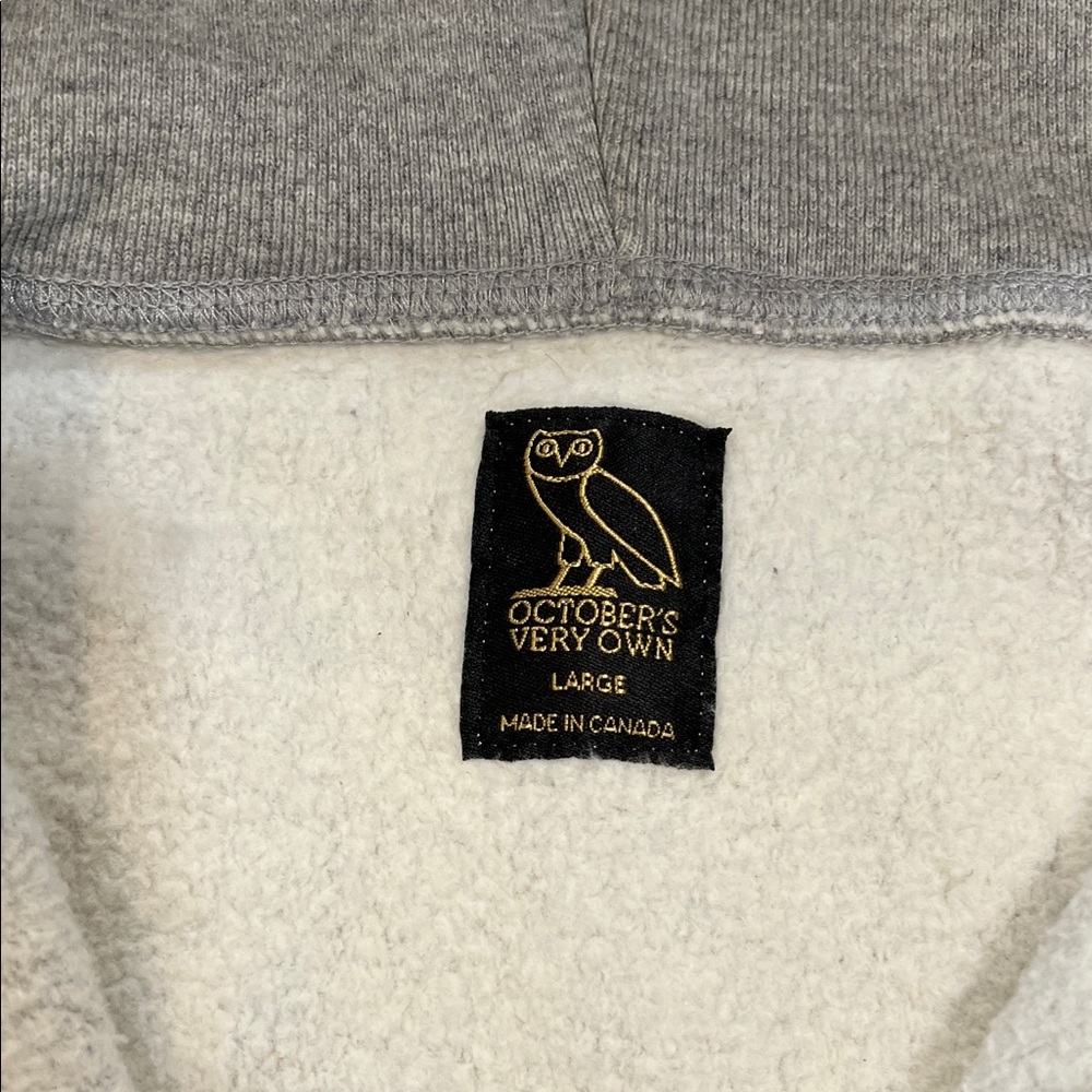 October’s Very Own Gray Zip-Up Hoodie - Picture 3 of 4